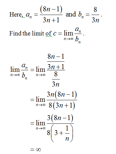 Answered The Series From N 1 To Infinity Of Bartleby