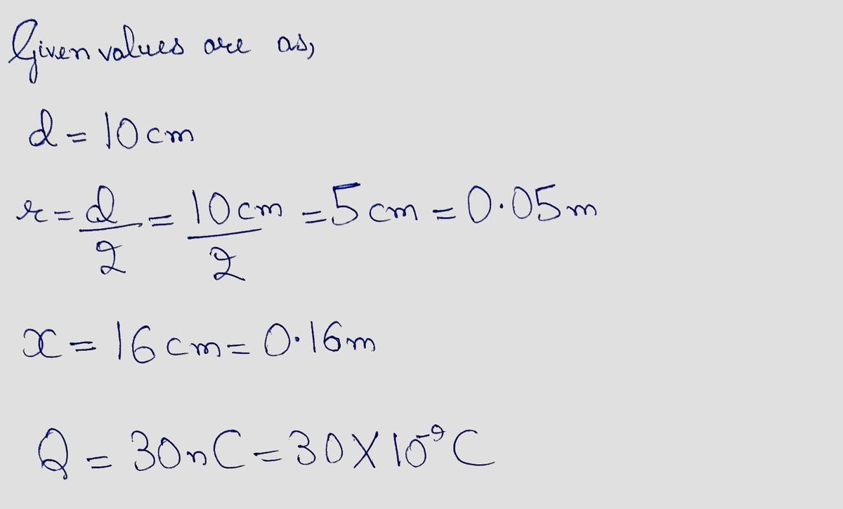 Physics homework question answer, step 1, image 1