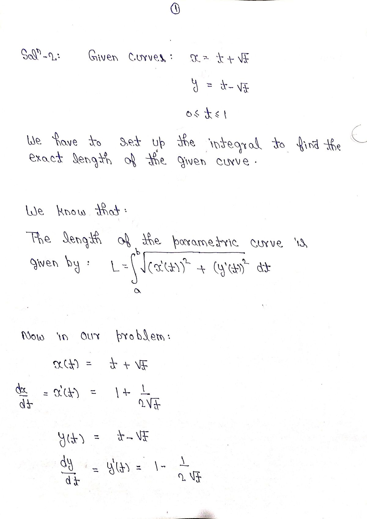 Advanced Math homework question answer, step 1, image 1