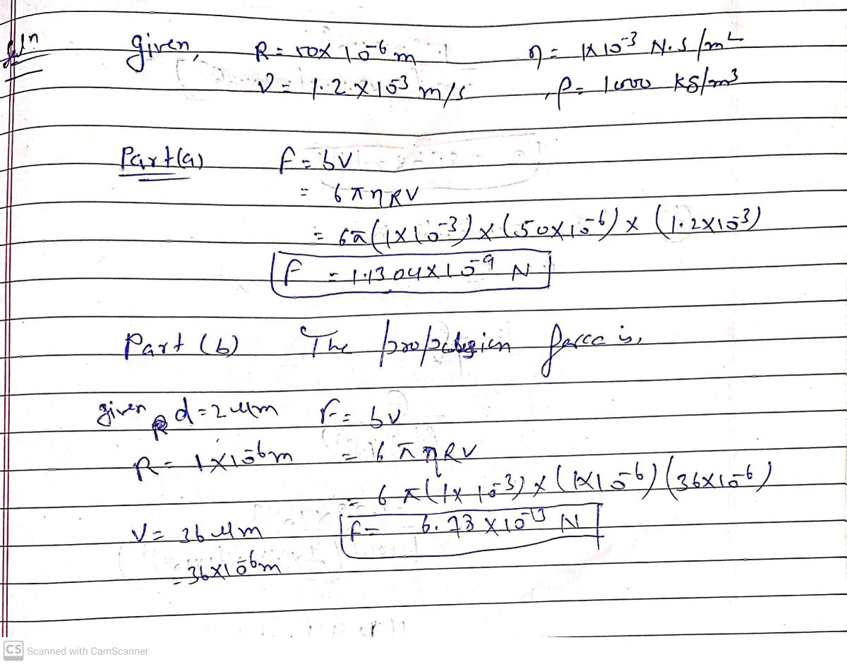 Physics homework question answer, step 1, image 1