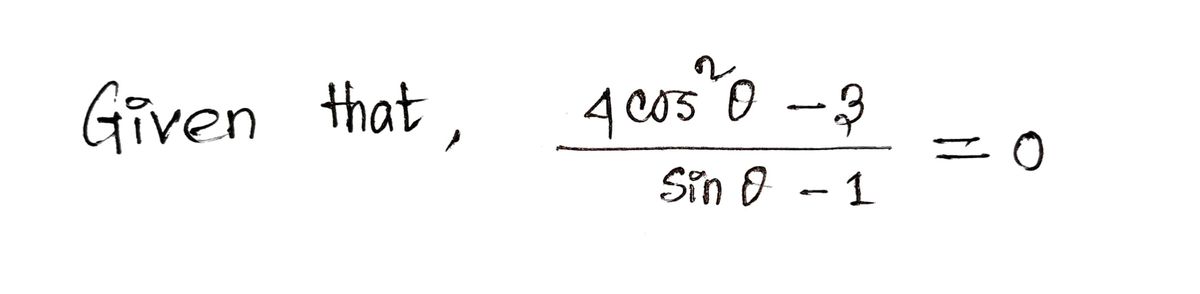 Trigonometry homework question answer, step 1, image 1