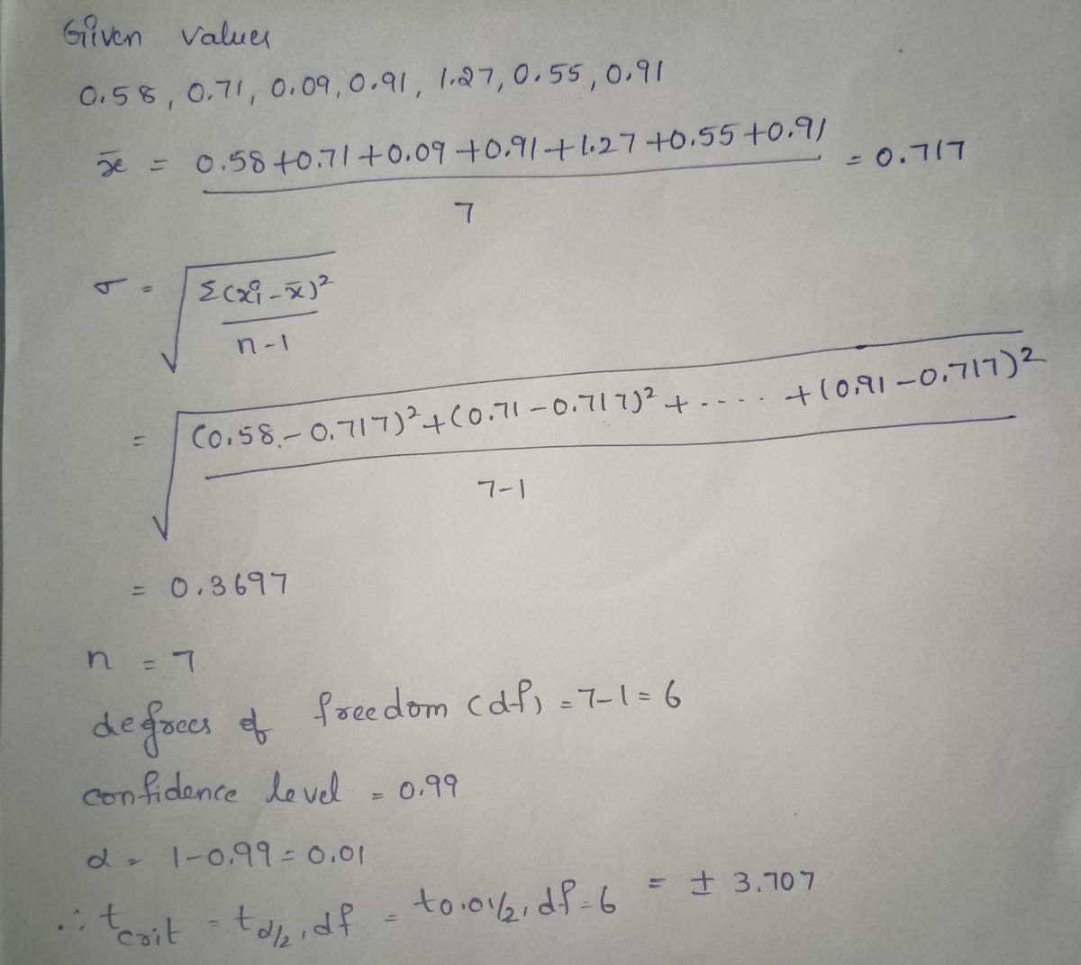 Statistics homework question answer, step 1, image 1