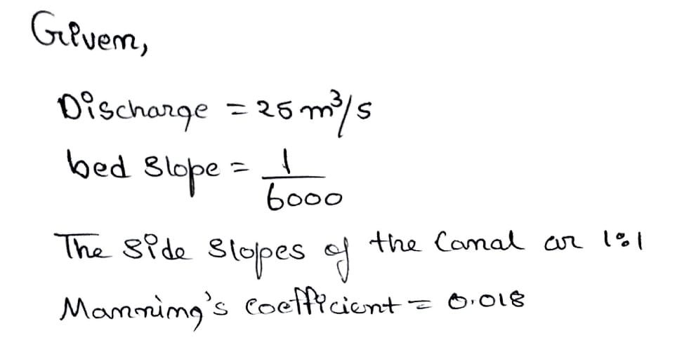 Civil Engineering homework question answer, step 1, image 1