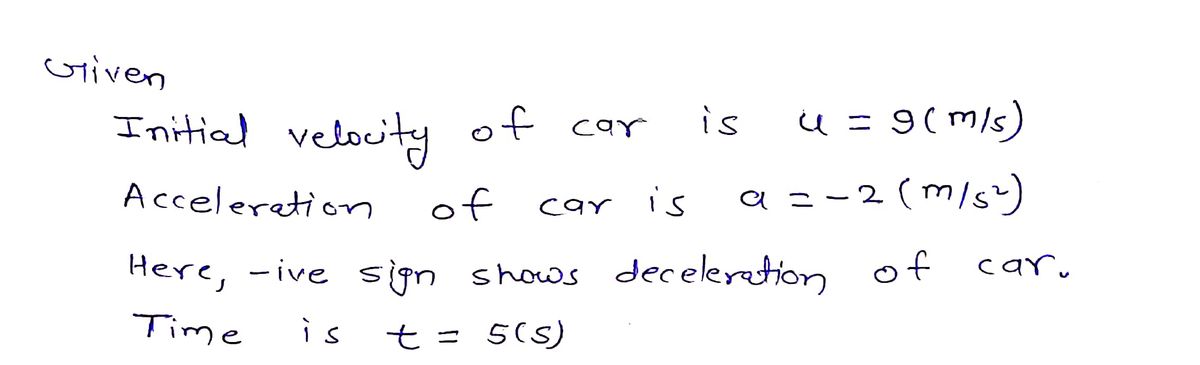 Physics homework question answer, step 1, image 1