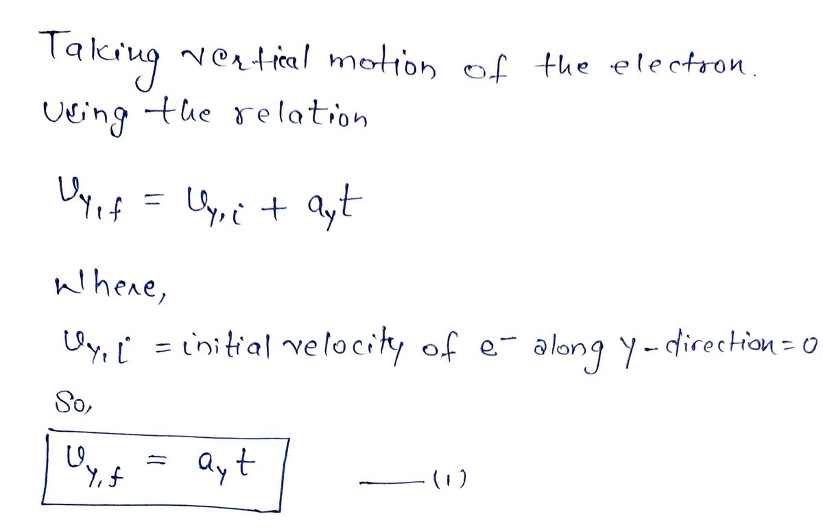 Physics homework question answer, step 1, image 1