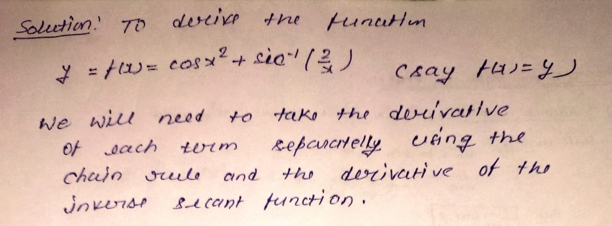 Advanced Math homework question answer, step 1, image 1