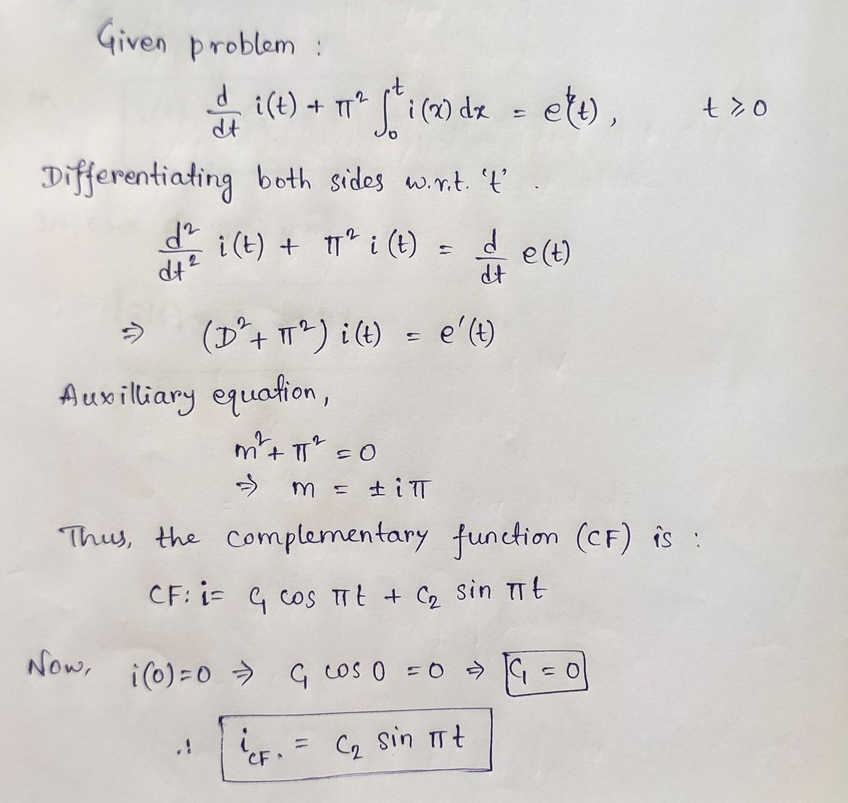 Advanced Math homework question answer, step 1, image 1