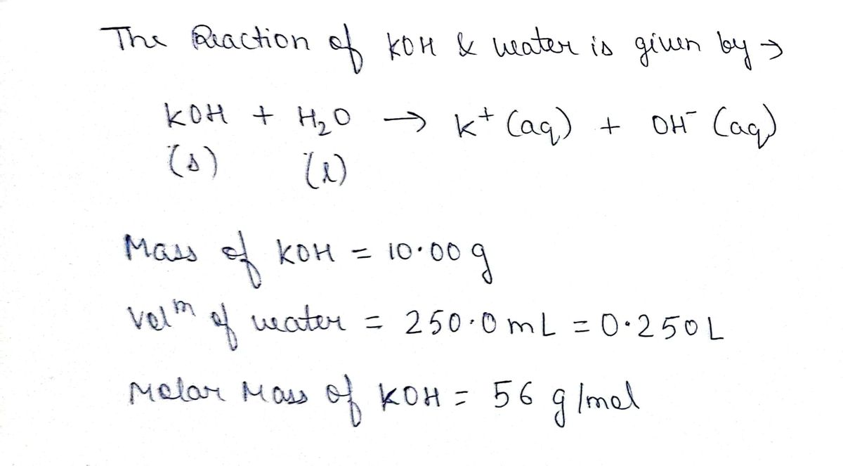 Chemistry homework question answer, step 1, image 1