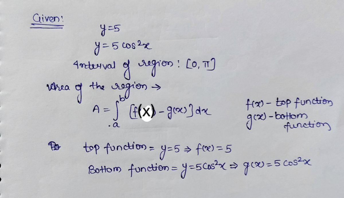 Calculus homework question answer, step 1, image 1