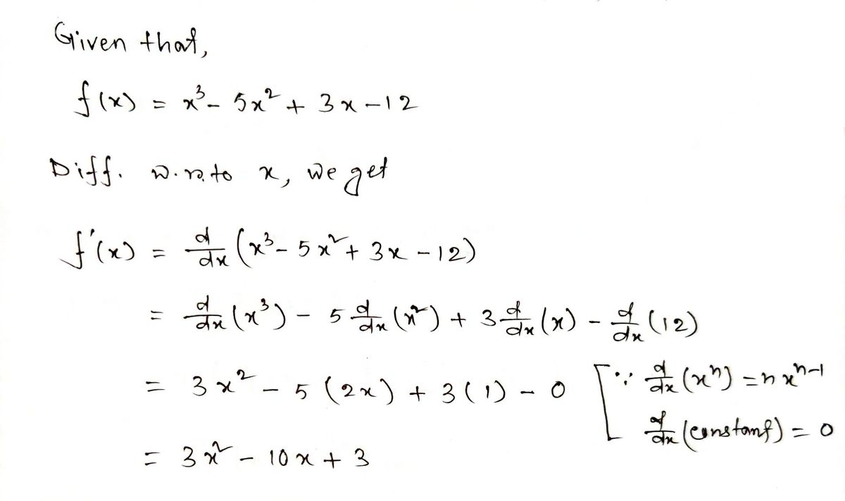 Calculus homework question answer, step 1, image 1