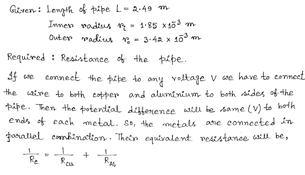 Physics homework question answer, step 1, image 1