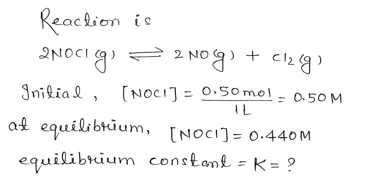 Chemistry homework question answer, step 1, image 1