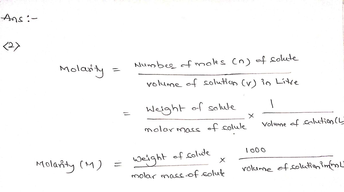 Chemistry homework question answer, step 1, image 1