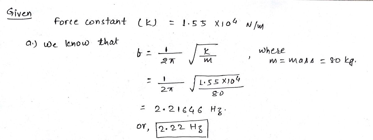 Physics homework question answer, step 1, image 1