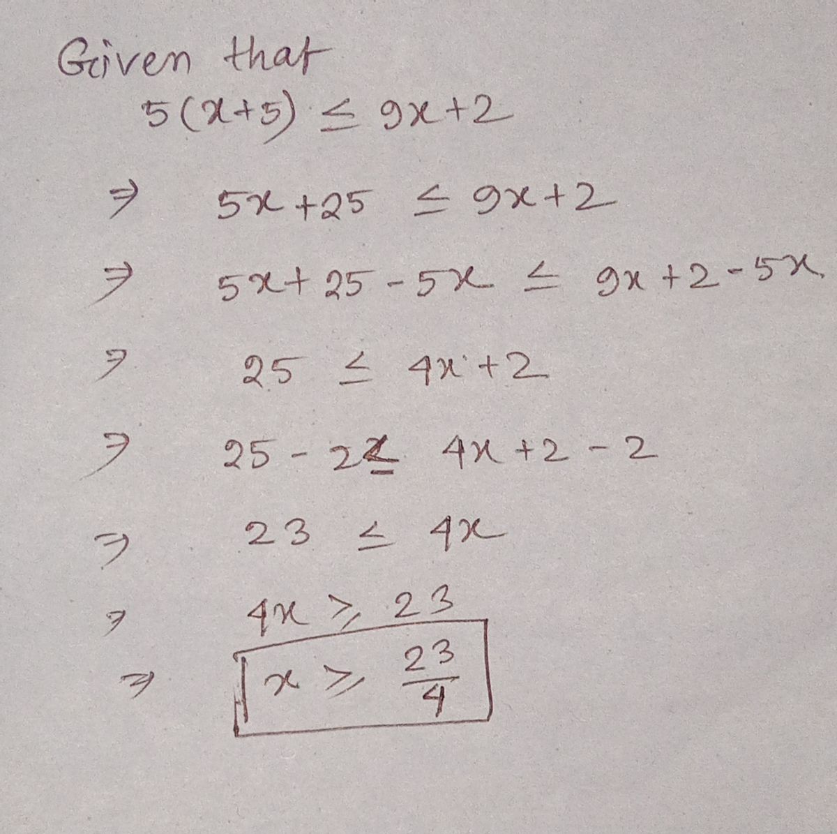 Algebra homework question answer, step 1, image 1