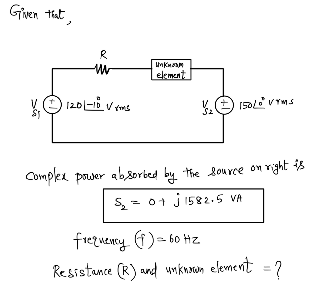 Electrical Engineering homework question answer, step 1, image 1