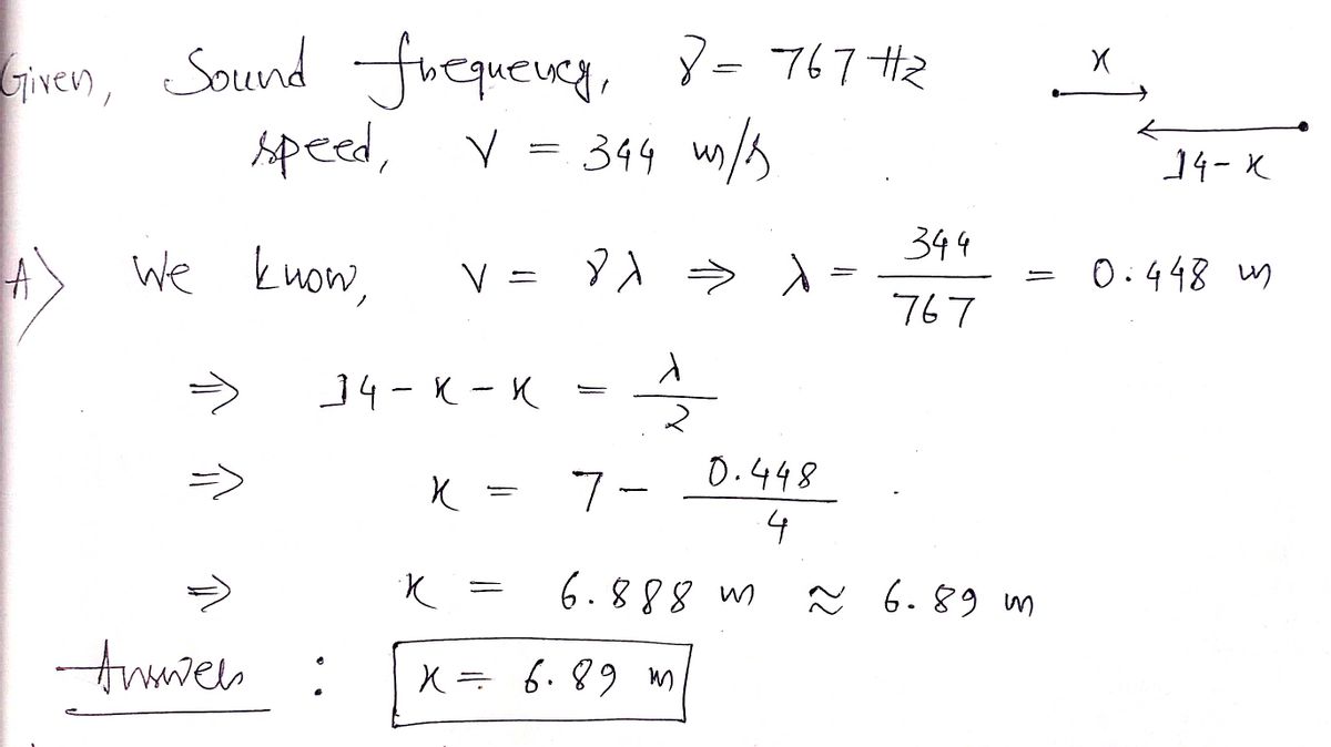 Physics homework question answer, step 1, image 1