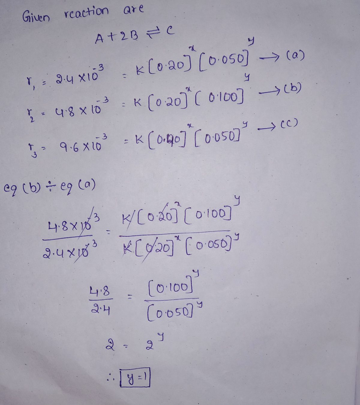 Chemistry homework question answer, step 1, image 1