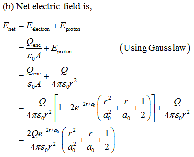 Answered: Proton: point charge +Q Electron:… | bartleby