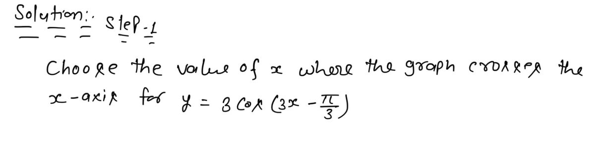 Trigonometry homework question answer, step 1, image 1