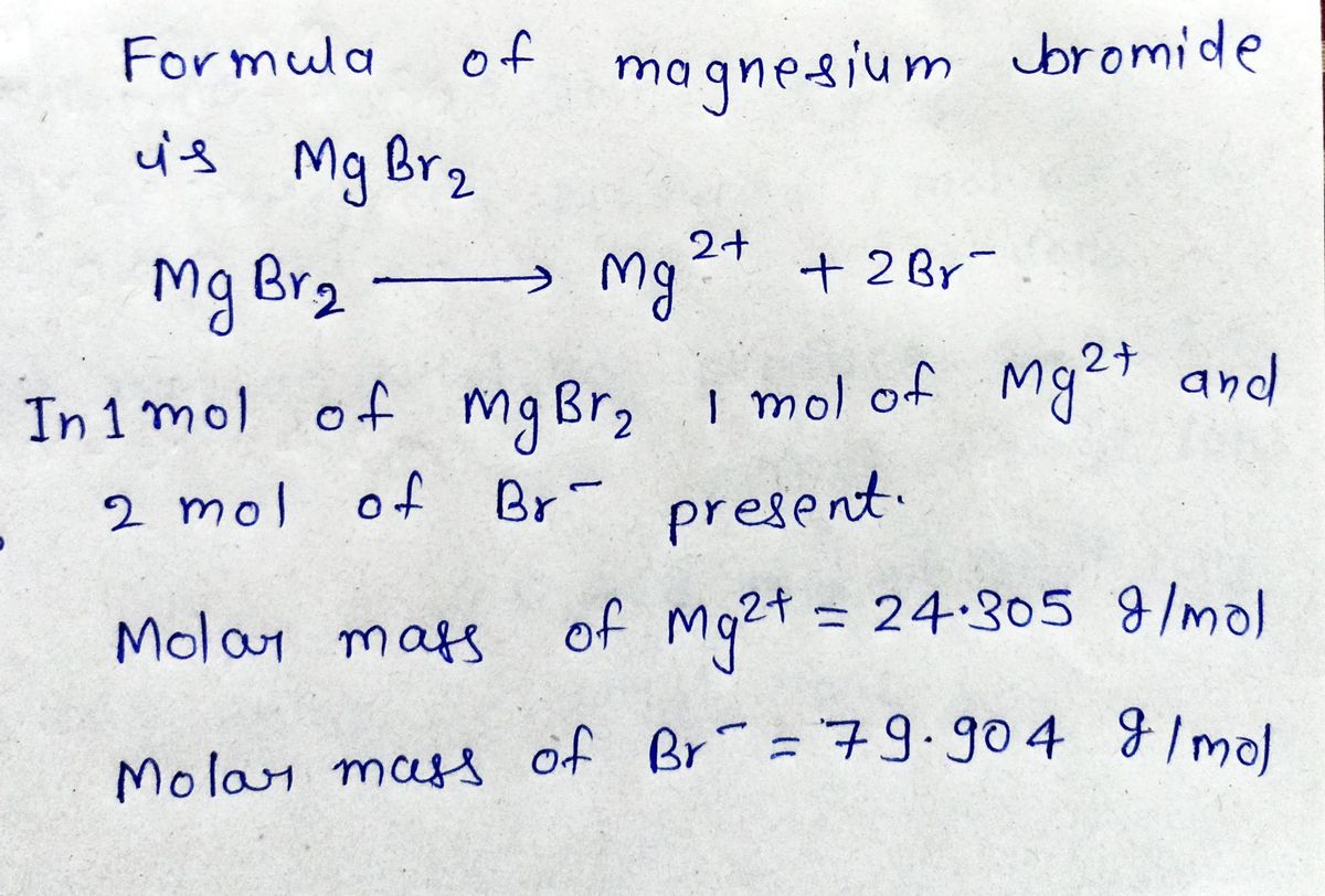 Chemistry homework question answer, step 1, image 1