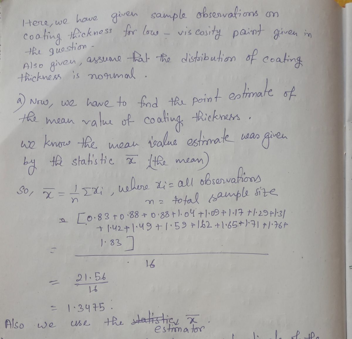 Statistics homework question answer, step 1, image 1