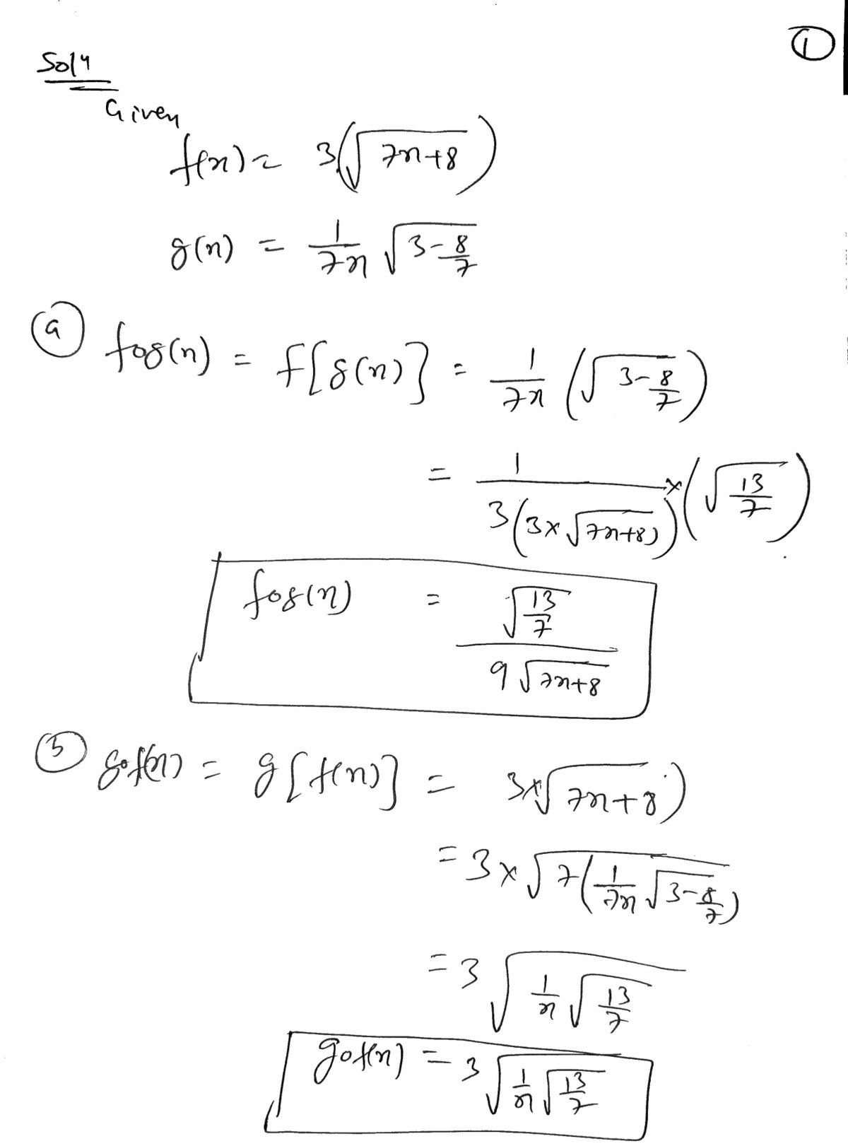 Algebra homework question answer, step 1, image 1