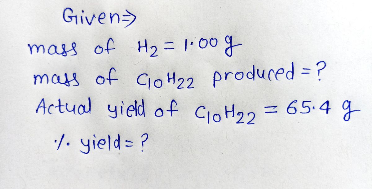 Chemistry homework question answer, step 1, image 1