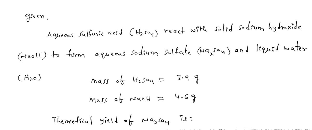 Chemistry homework question answer, step 1, image 1