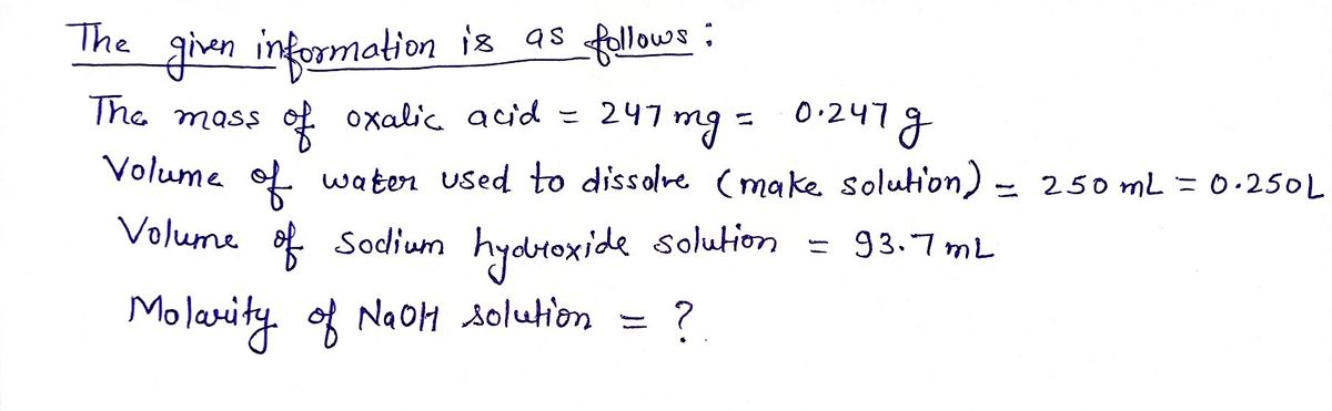 Chemistry homework question answer, step 1, image 1