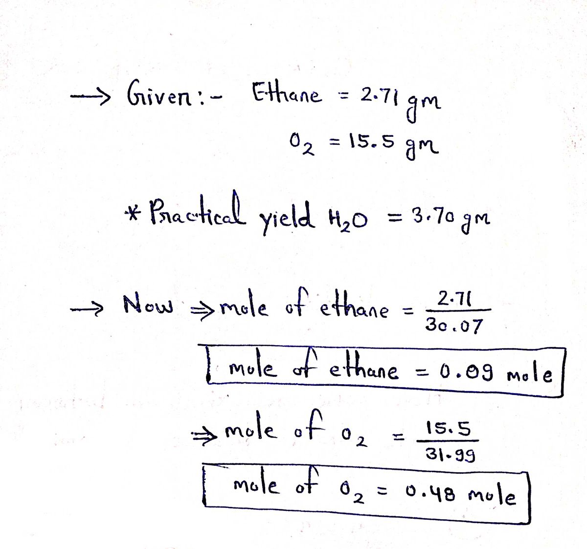 Chemistry homework question answer, step 1, image 1