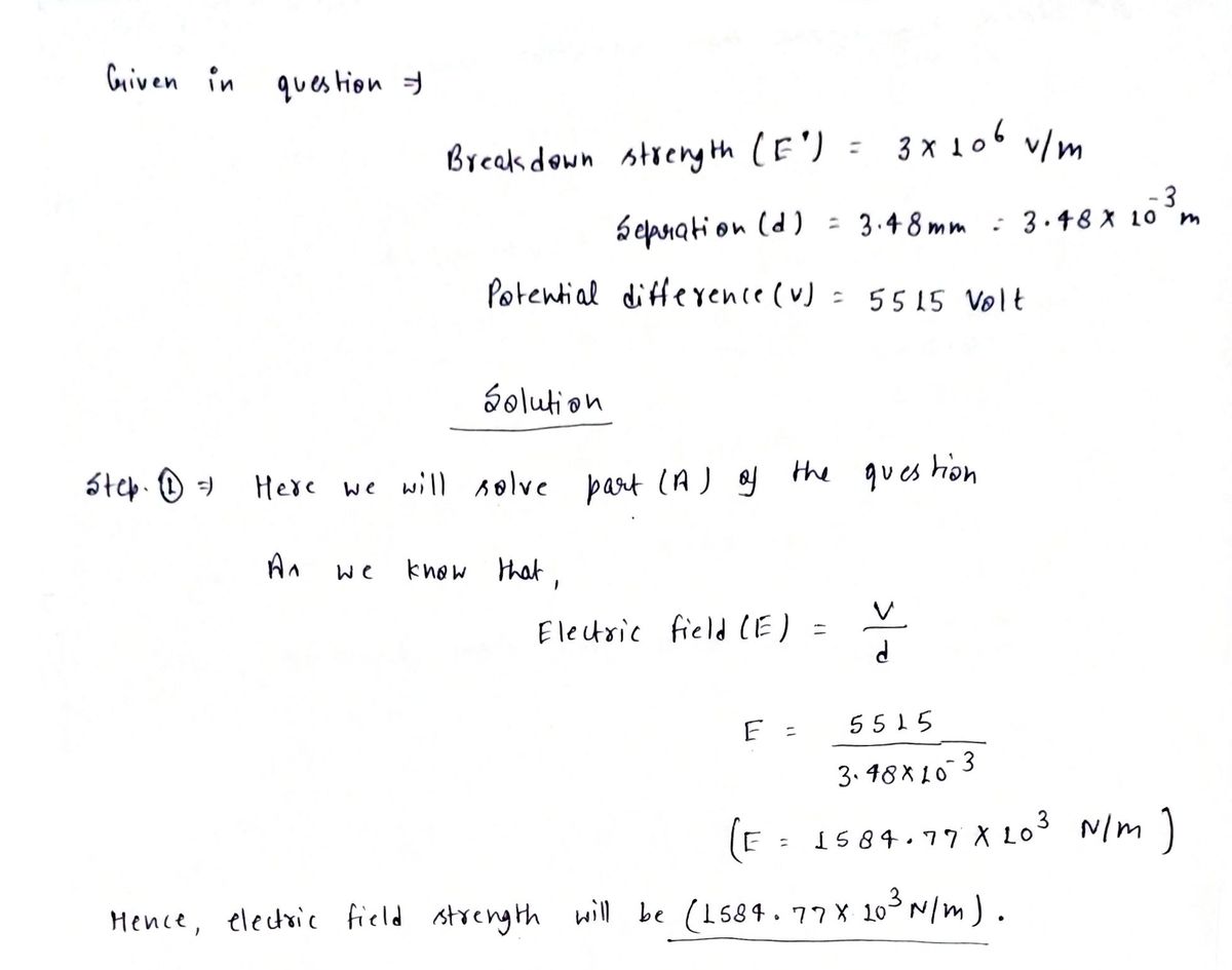 Physics homework question answer, step 1, image 1