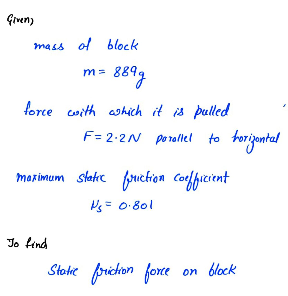 Physics homework question answer, step 1, image 1