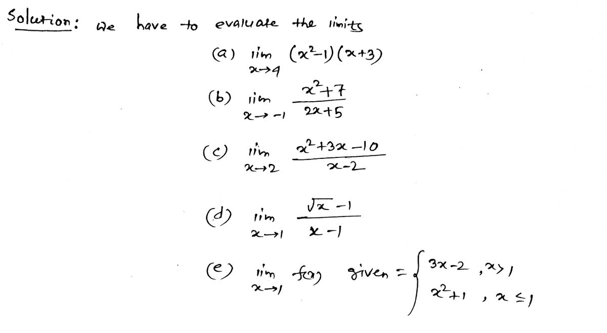 Calculus homework question answer, step 1, image 1