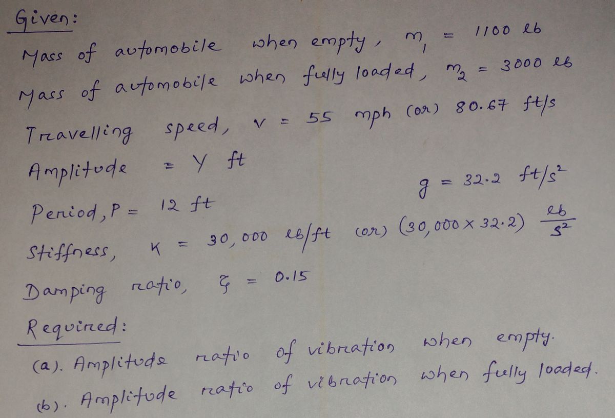 Mechanical Engineering homework question answer, step 1, image 1