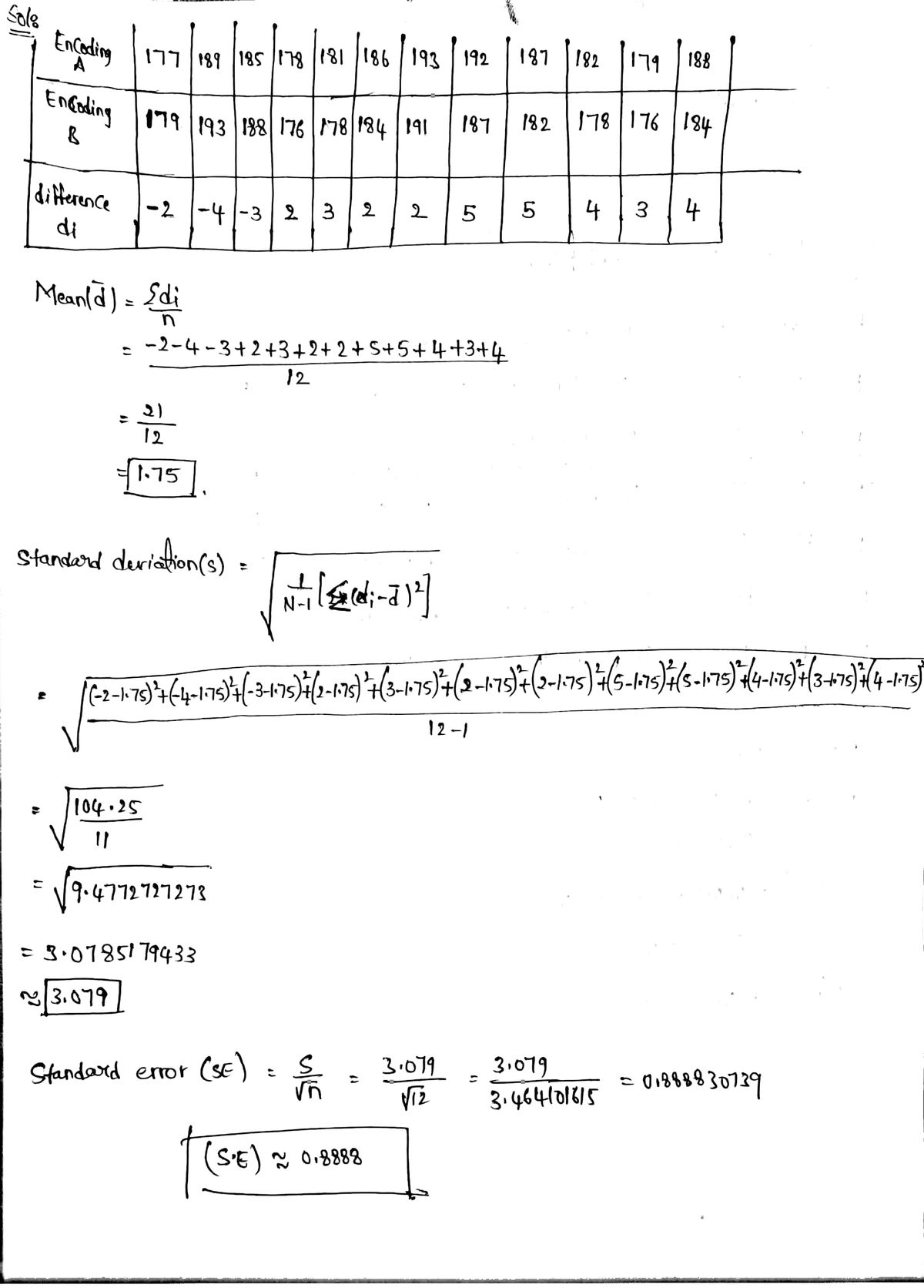 Statistics homework question answer, step 1, image 1