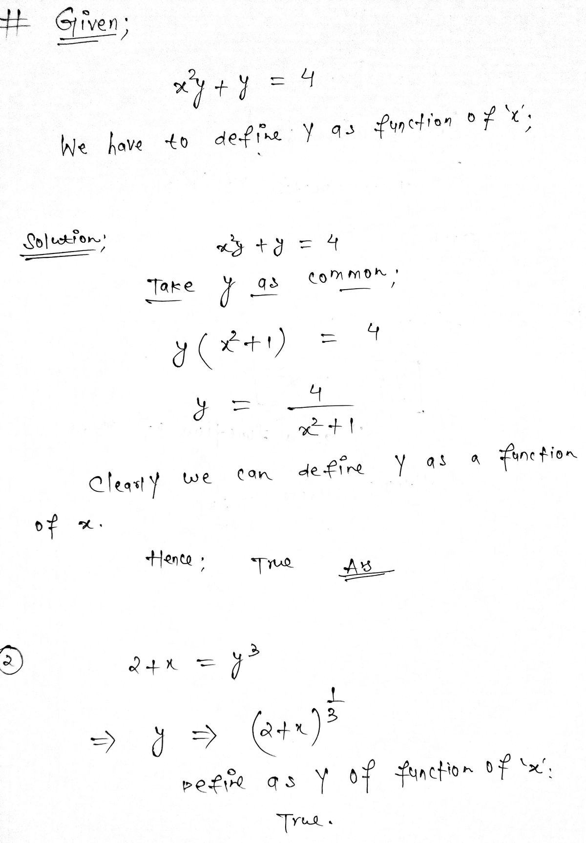 Calculus homework question answer, step 1, image 1