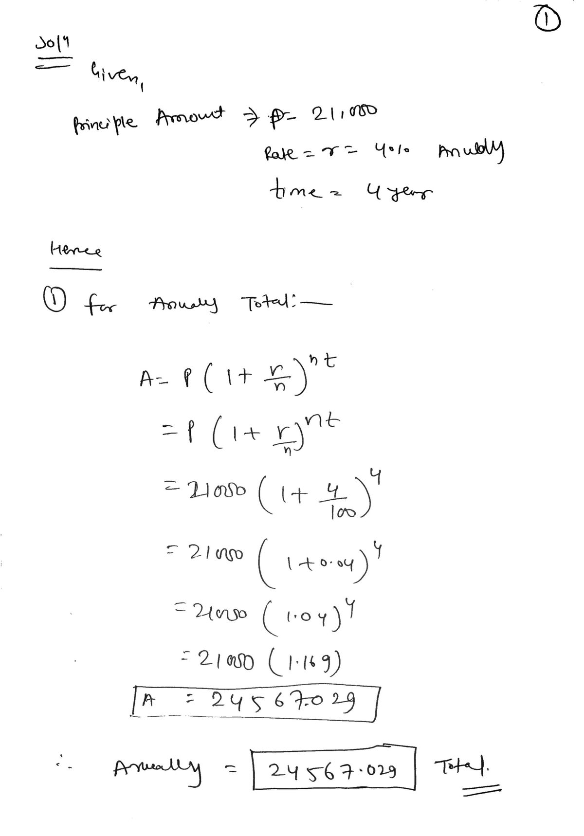 Calculus homework question answer, step 1, image 1