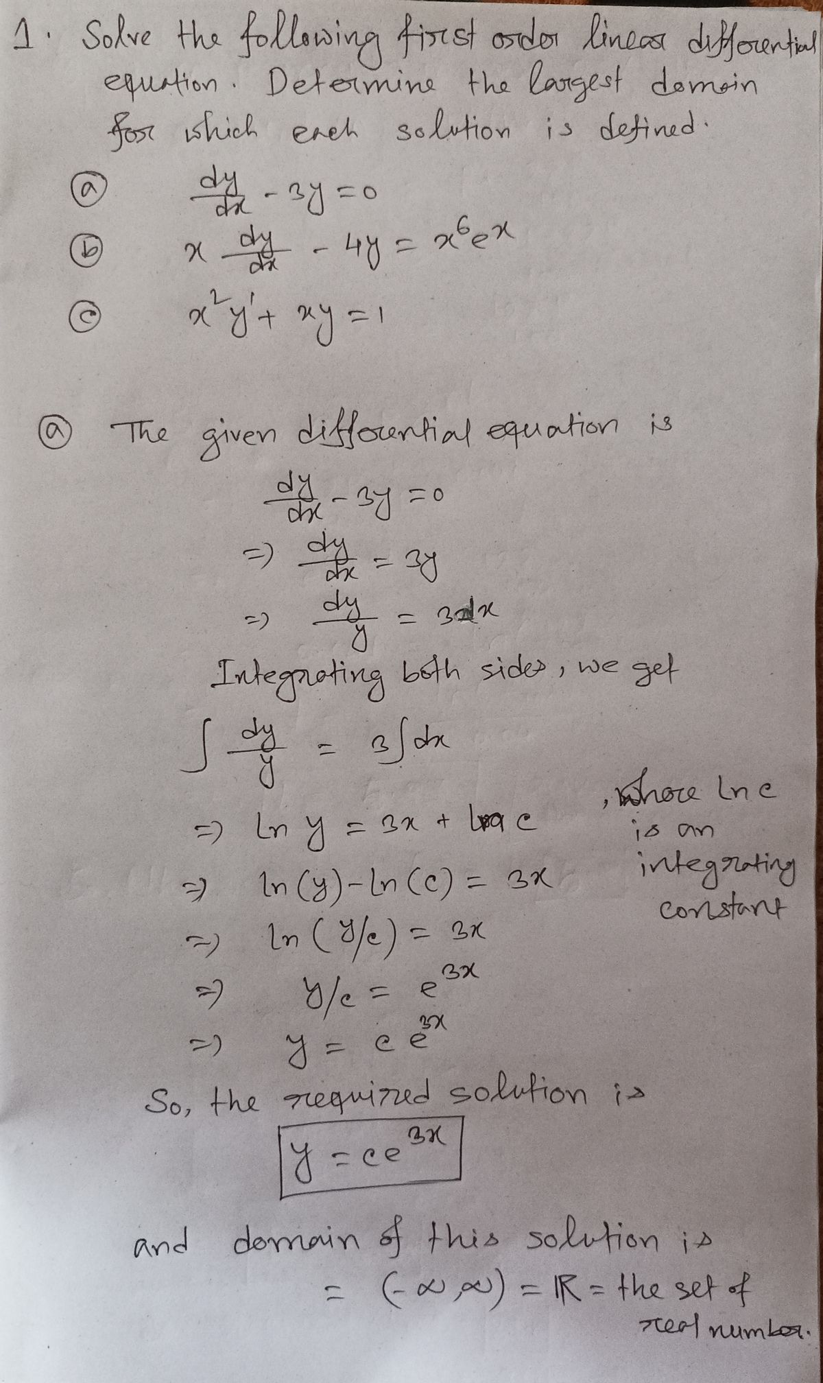 Calculus homework question answer, step 1, image 1