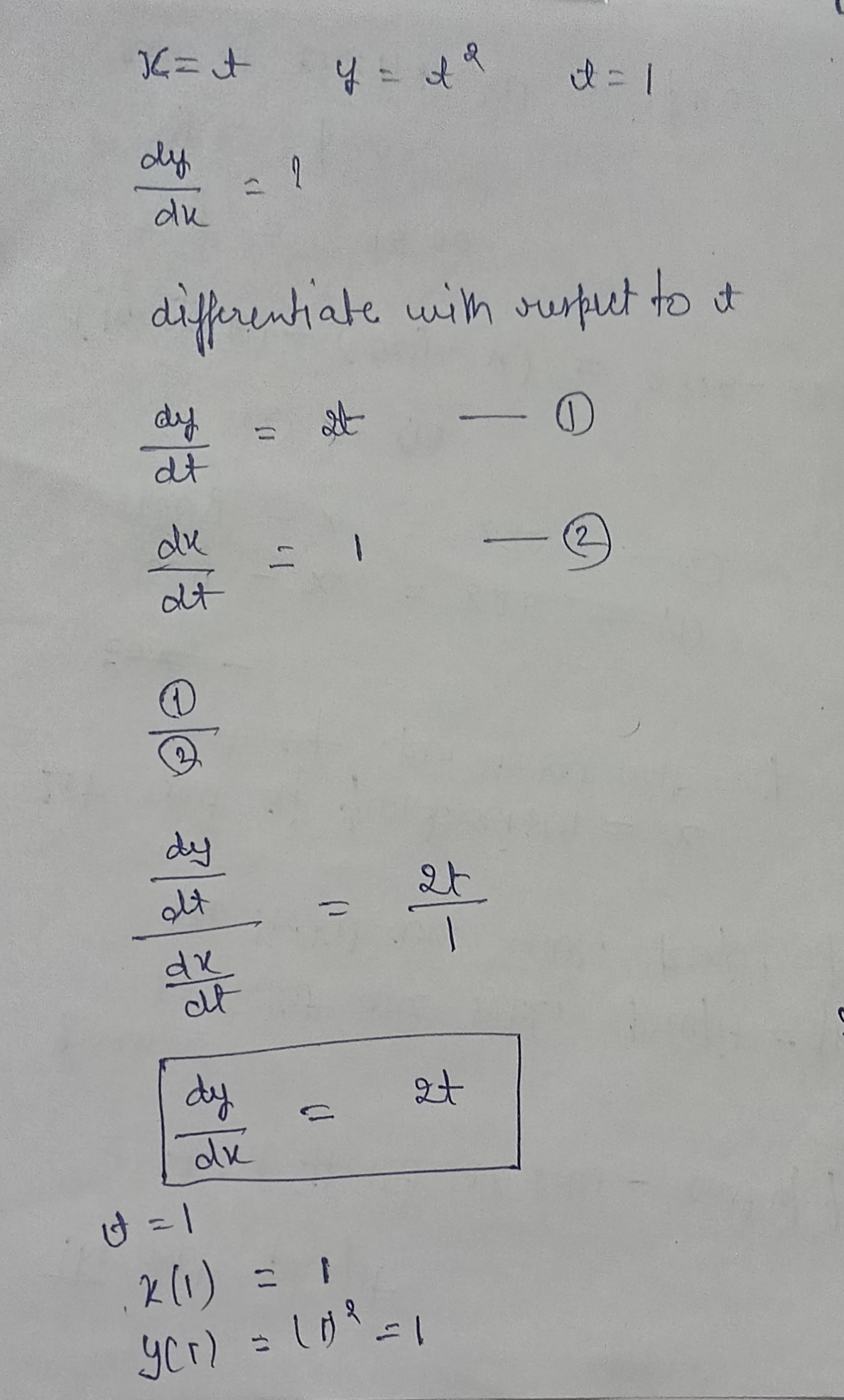 Calculus homework question answer, step 1, image 1