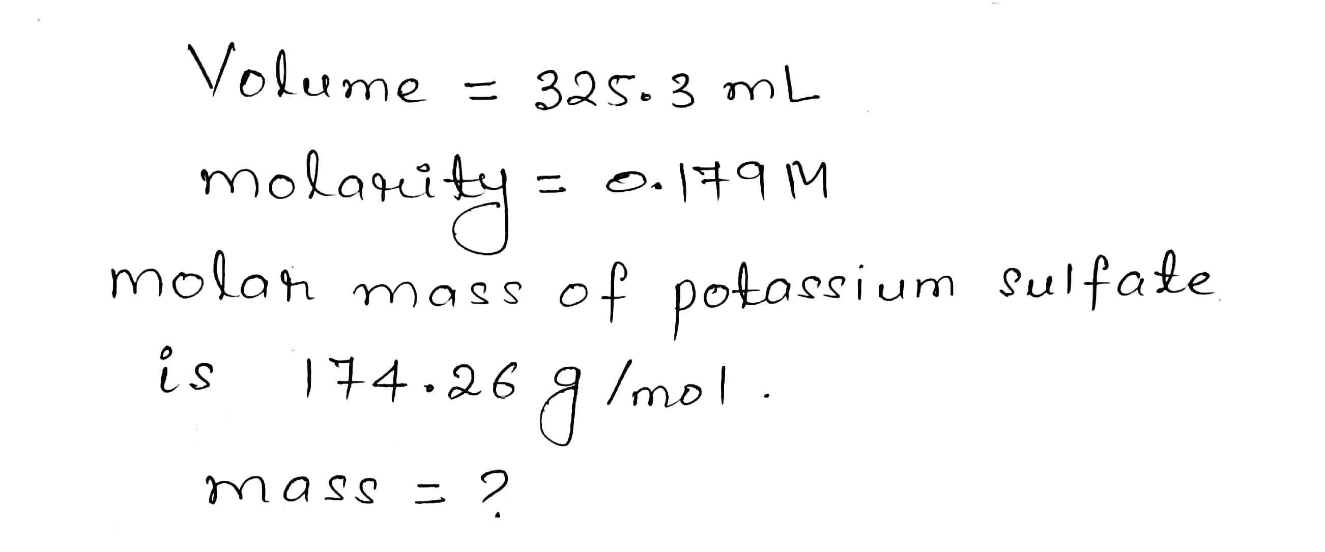 Chemistry homework question answer, step 1, image 1