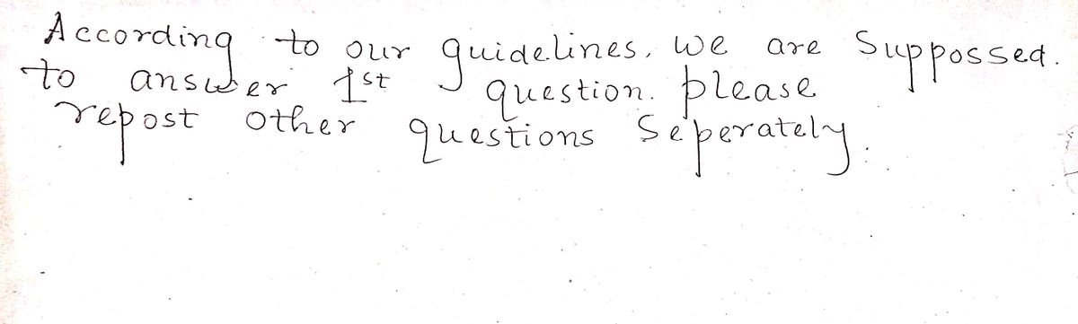 Mechanical Engineering homework question answer, step 1, image 1