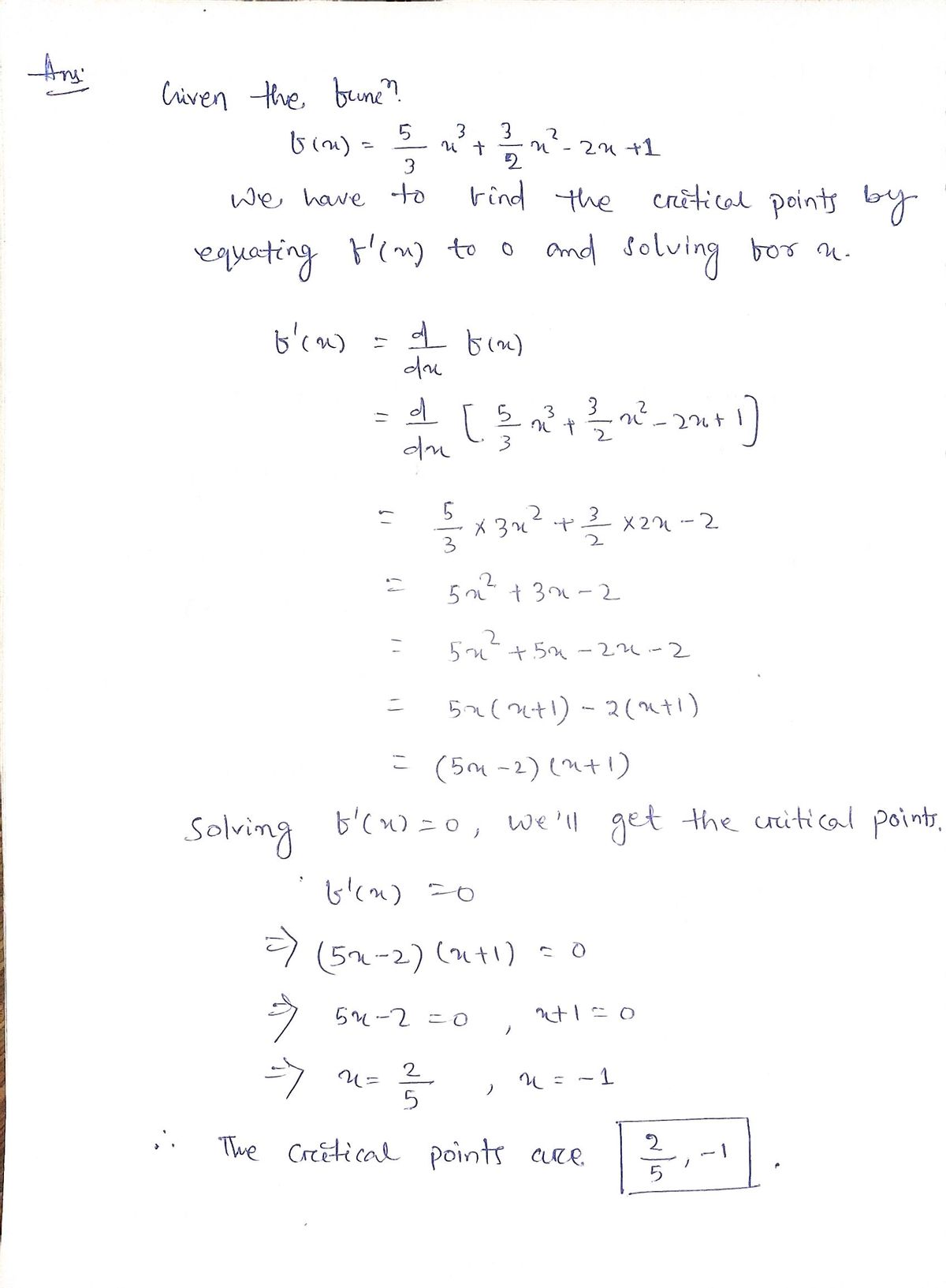 Advanced Math homework question answer, step 1, image 1