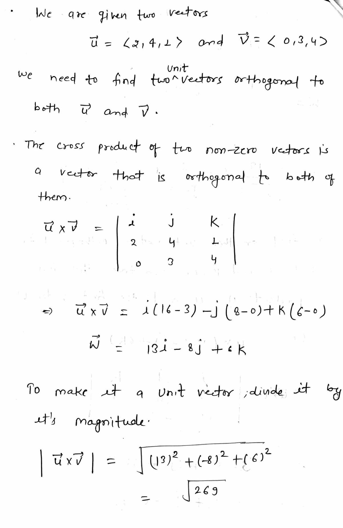 Advanced Math homework question answer, step 1, image 1