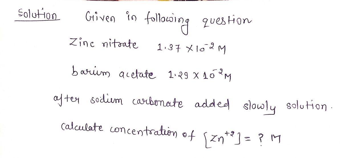 Chemistry homework question answer, step 1, image 1