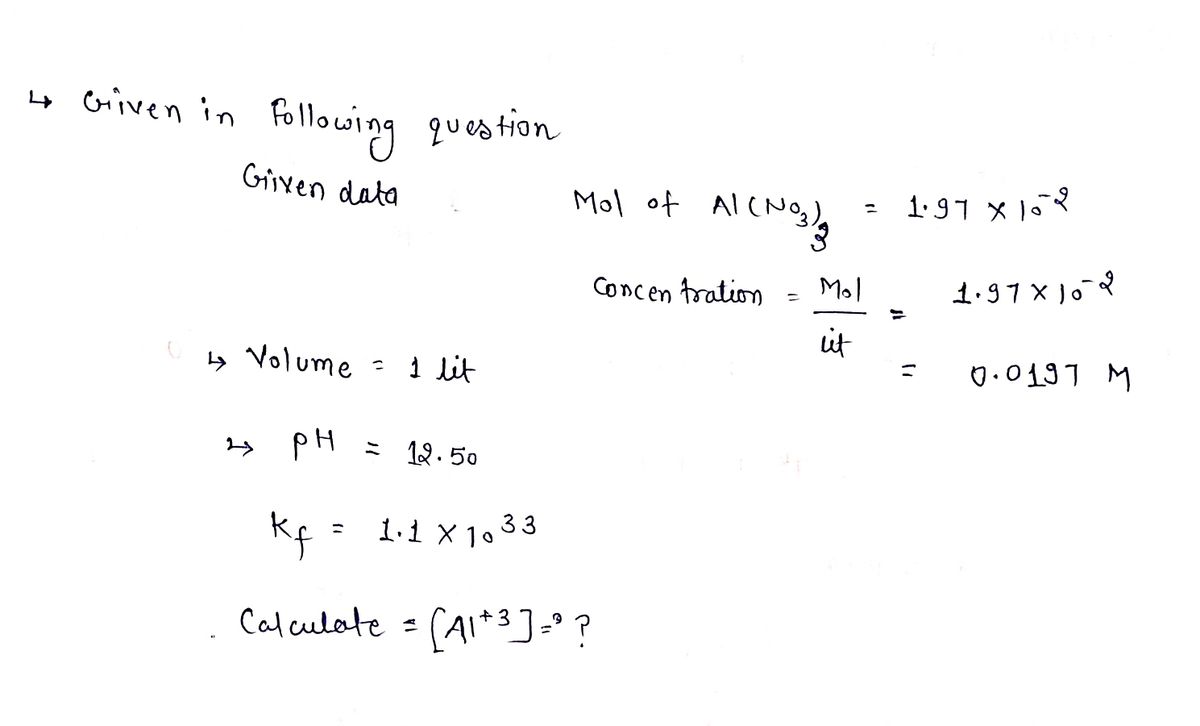 Chemistry homework question answer, step 1, image 1