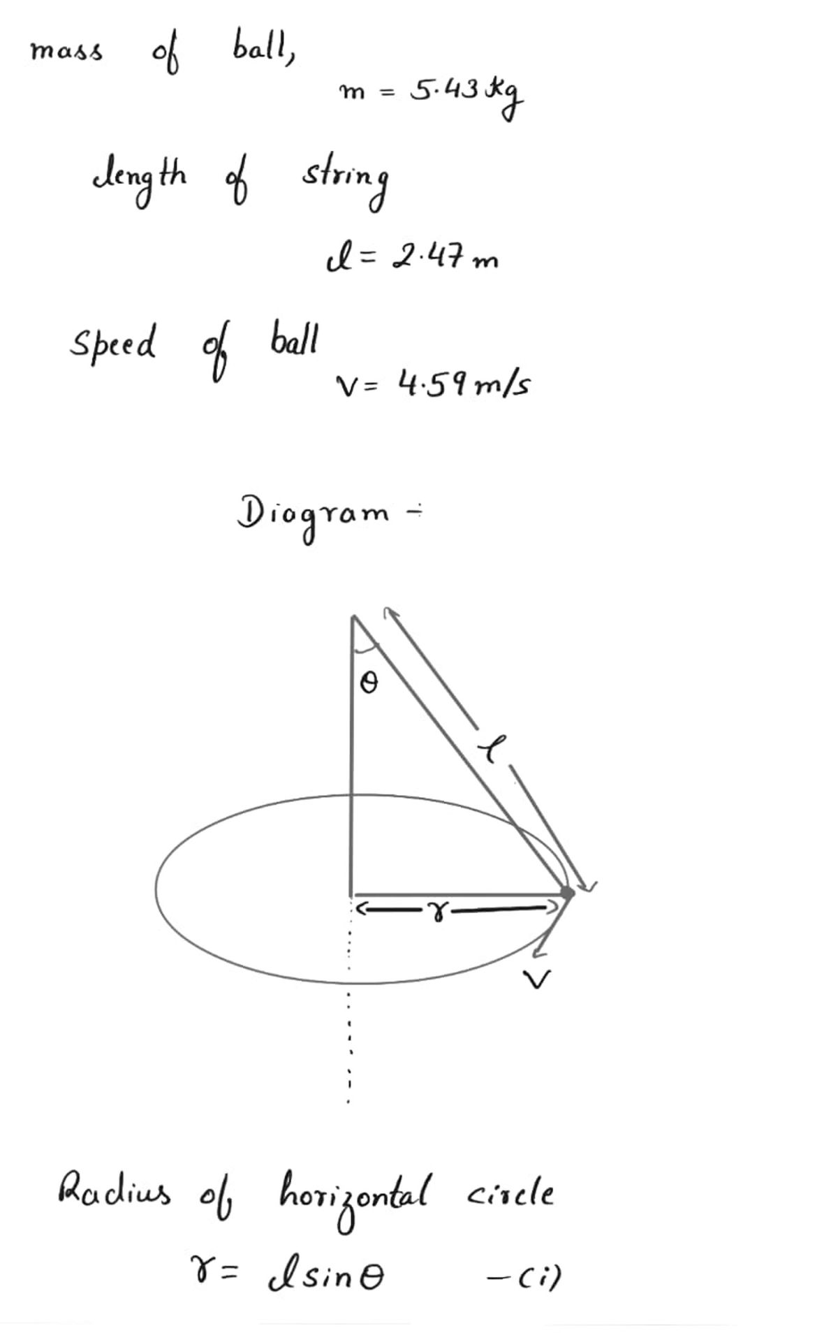 Physics homework question answer, step 1, image 1