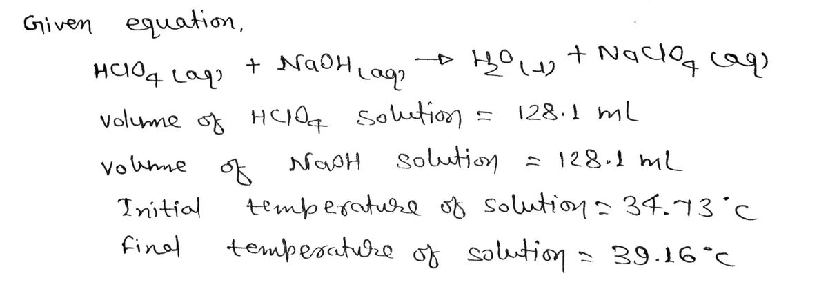 Chemistry homework question answer, step 1, image 1