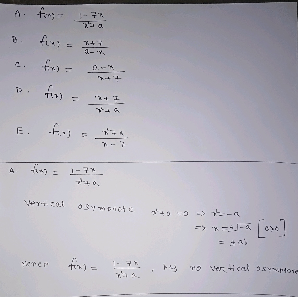 Advanced Math homework question answer, step 1, image 1