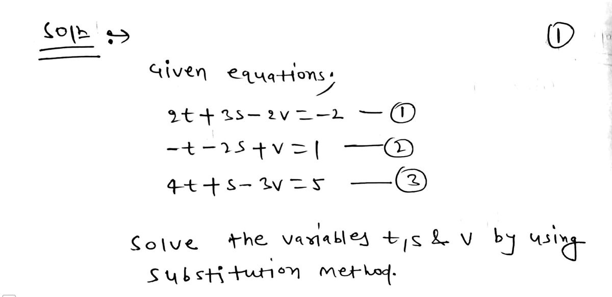 Algebra homework question answer, step 1, image 1